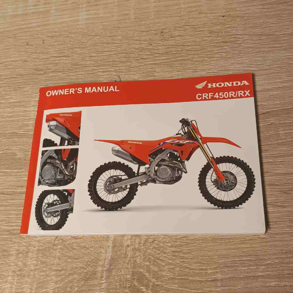 HONDA CRF450R/RX 2021 42MKE600 00X42-MKE-6000 Motorrad-Handbuch gebraucht
