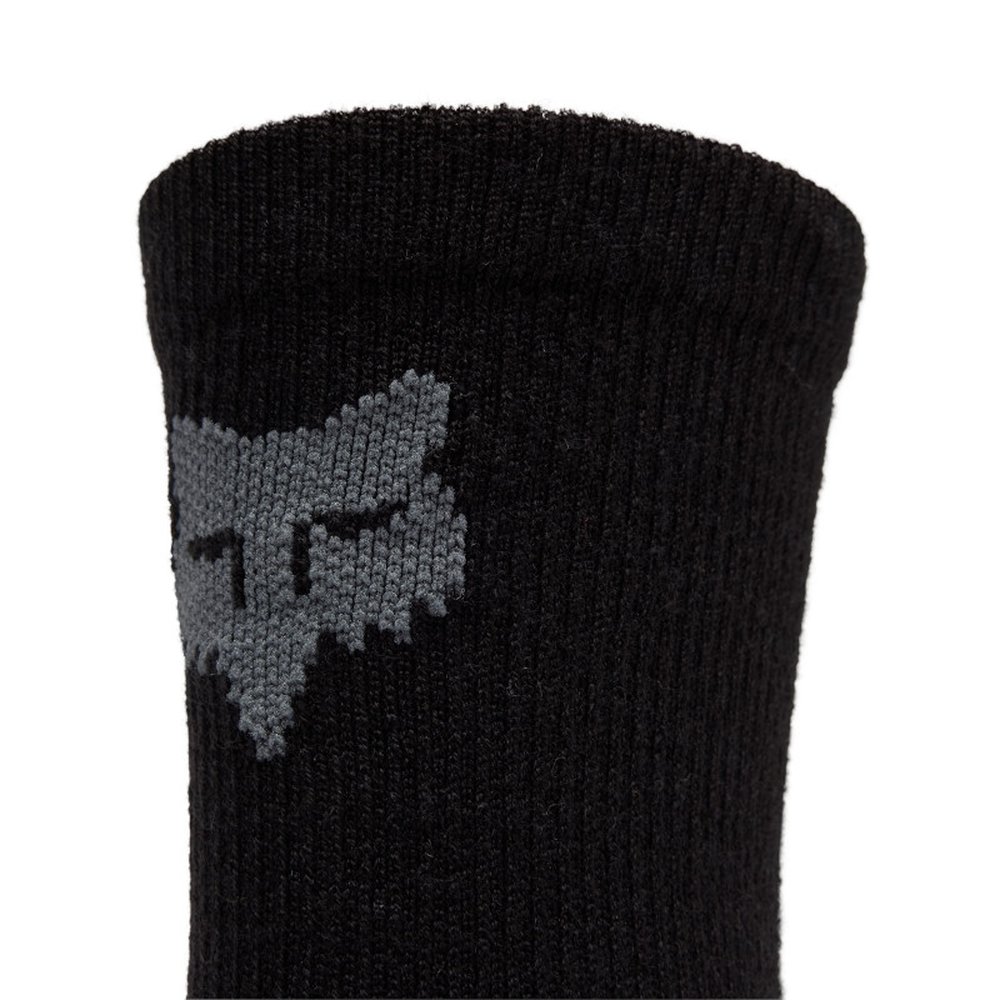 FOX 6" FLEXAIR MERINO Socken schwarz