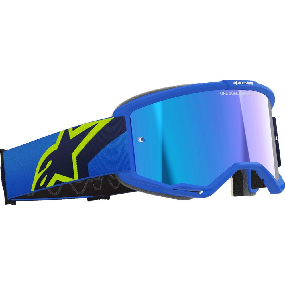ALPINESTARS Vision 5 Corp Brille blau/gelb vespiegelt-blau
