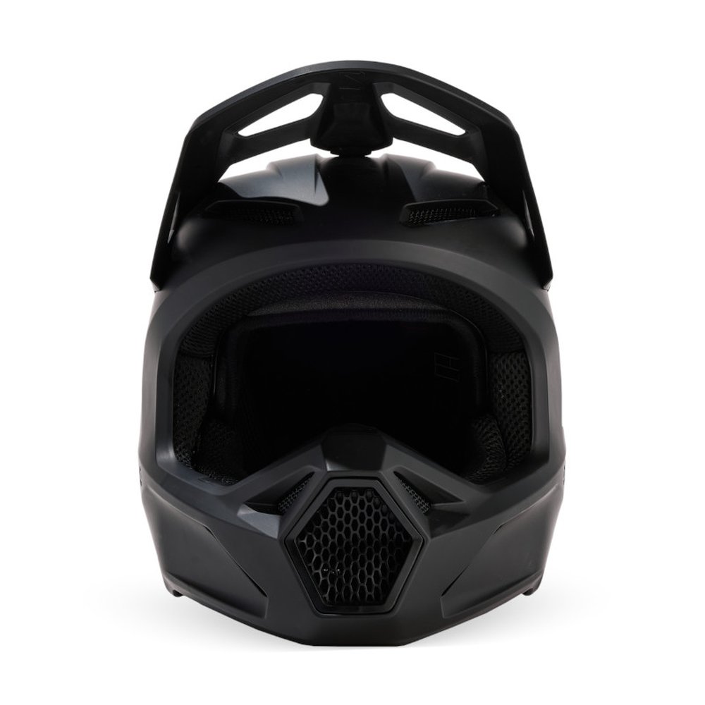 FOX V1 SOLID Motocross Helm Matt Schwarz