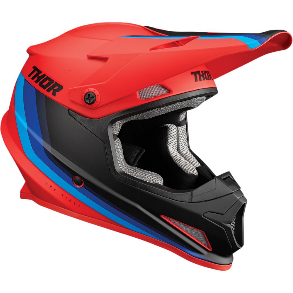 THOR Sector Runner MIPS Motocross Helm rot blau
