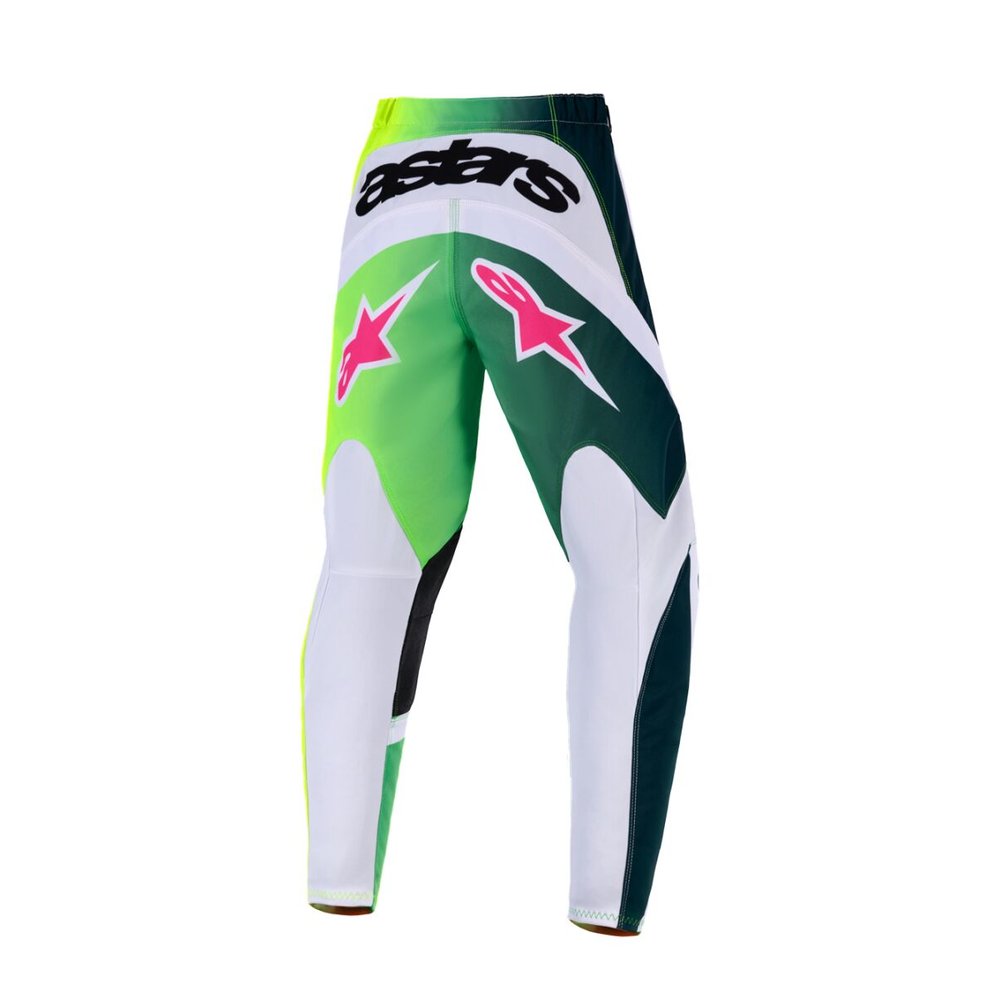 ALPINESTARS Fluid Portl Youth Kinder Motocross Hose grün/weiss/schwarz
