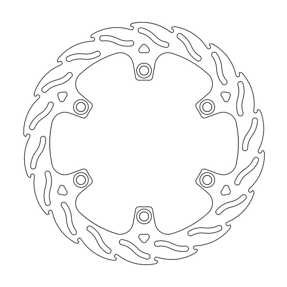 MOTO-MASTER Bremsscheibe Flame vorne RIGHT