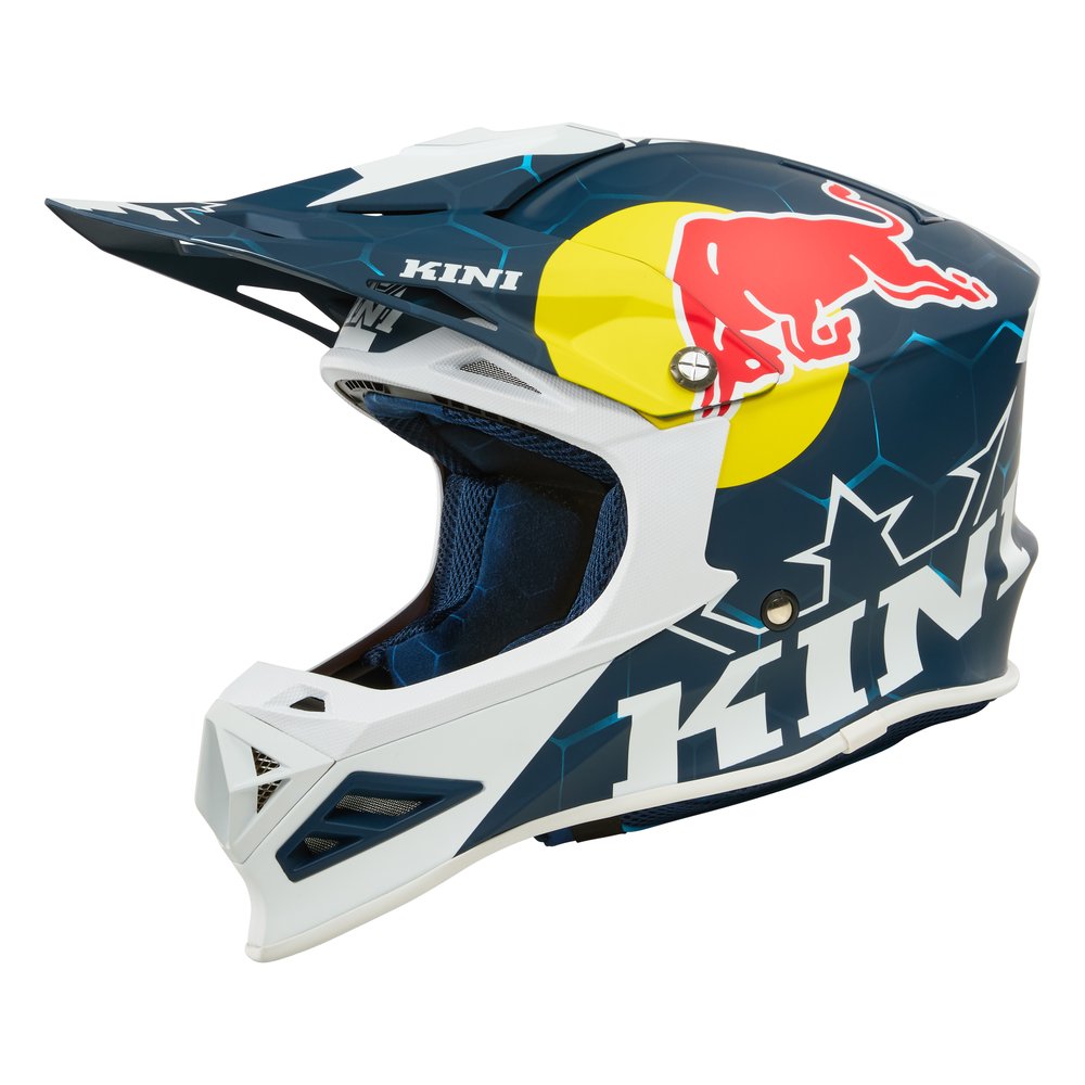 KINI RED BULL MXC1 Motocross Helm 1.0 blau/weiss