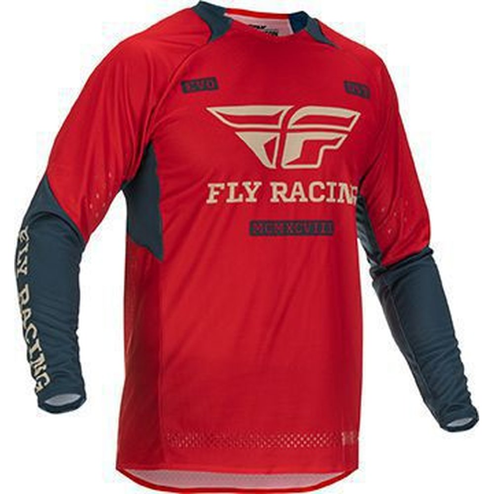 FLY Evolution MX MTB Jersey rot grau FLY Evolution MX MTB Jersey rot grau