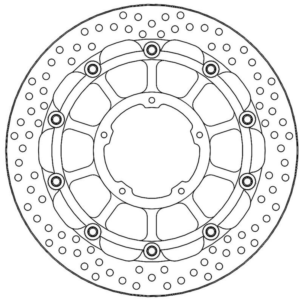 MOTO-MASTER Bremsscheibe Halo vorne