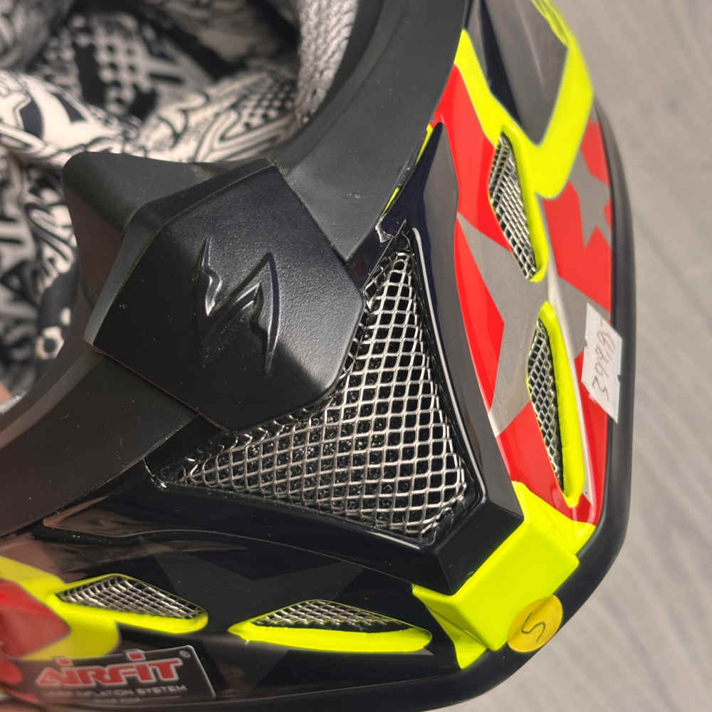 SCORPION VX-20 Motocross Helm gelb rot B-WARE SCORPION VX-20 Motocross Helm gelb rot B-WARE