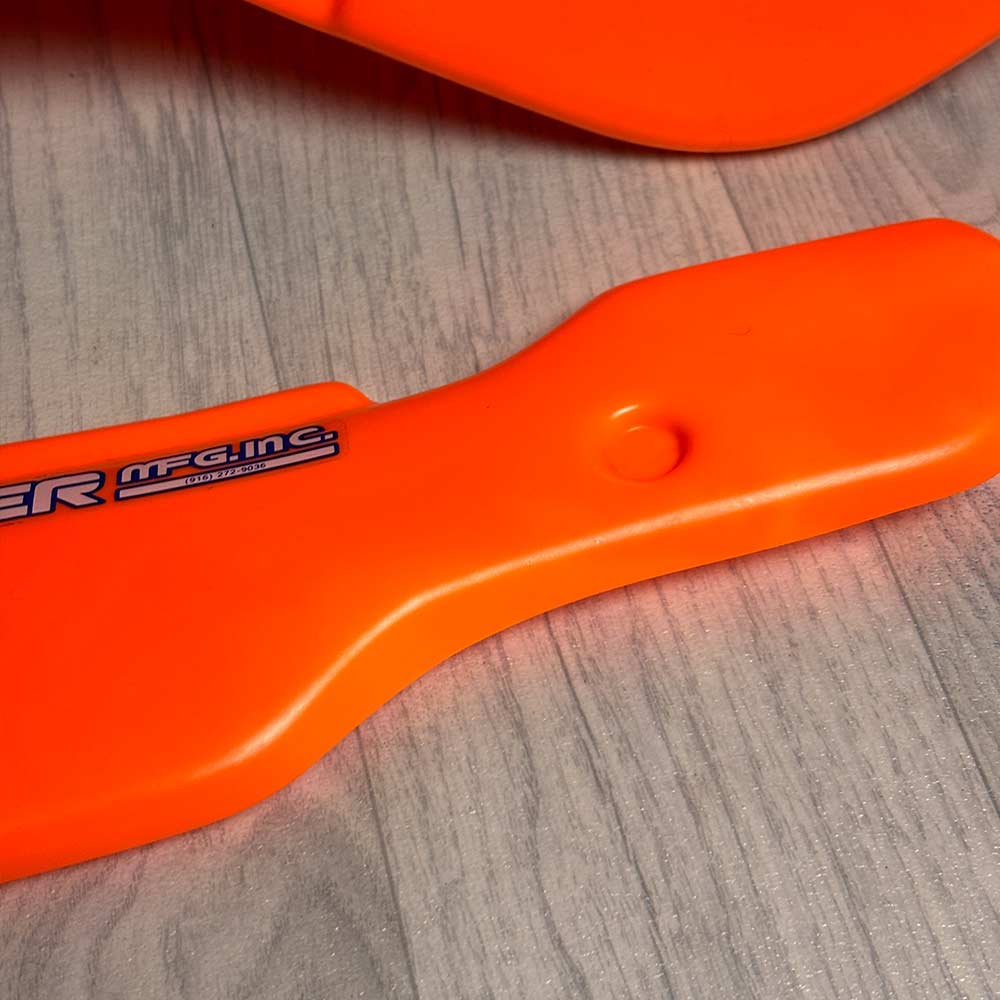 MAIER 20907 Seitenteile passend für Kawasaki KX 125/250/500 1987 orange