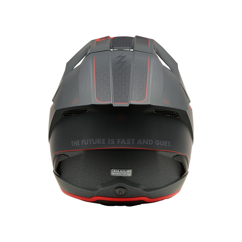 ONEAL 3SRS Motocross Helm E-Stroke grau/rot