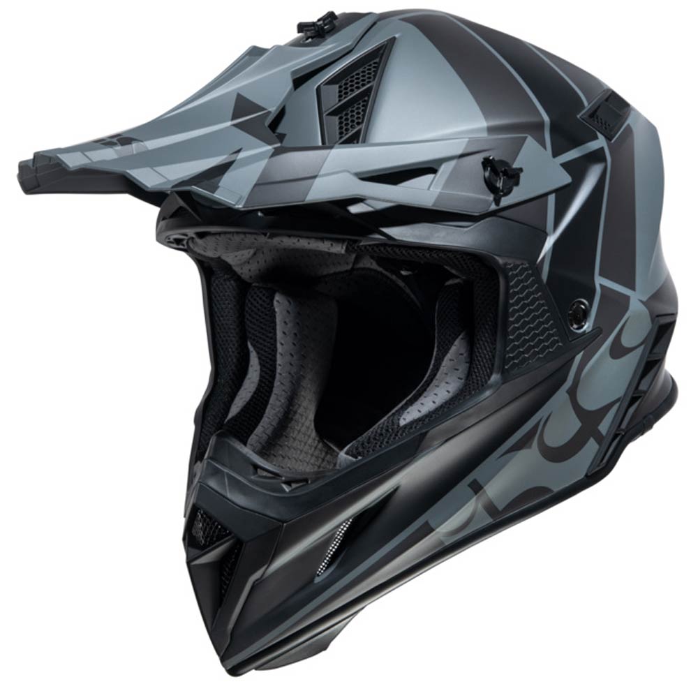 IXS 189 Motocross Helm 2.0 grau matt schwarz Größe: S