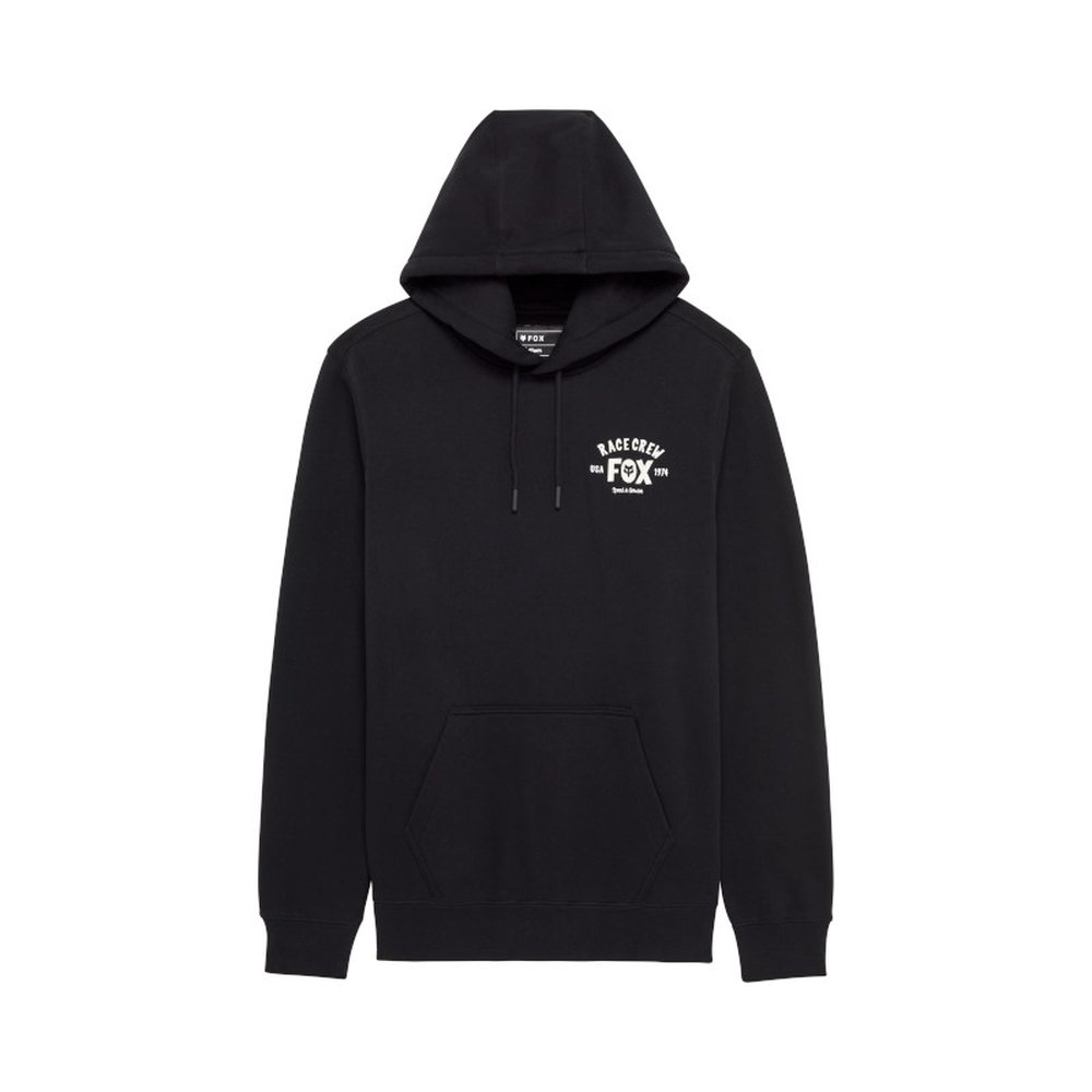FOX SLOGAN FLEECE PO Hoodie Kapuzen Pullover Black