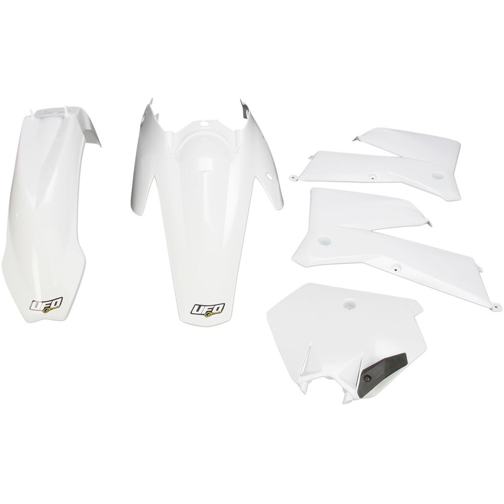 UFO Komplettes Karosserie-Kit Plastikteile passend für KTM 2-Takter/4T 05-6 weiss