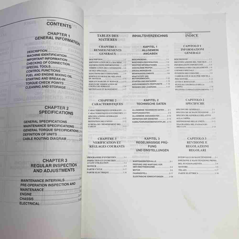 YAMAHA YZ 125 (T)/T1 2005 1C3-28199-30 Motorrad-Handbuch gebraucht