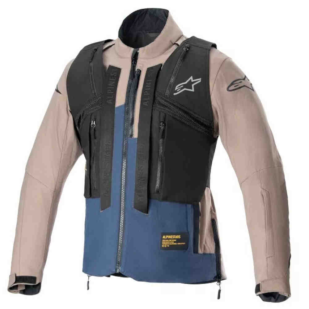 ALPINESTARS Techdura Enduro Jacke braun navy blau